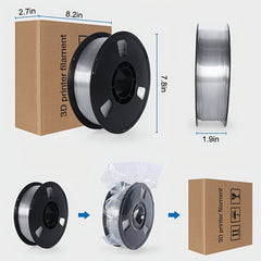 [10kg PETG Filament Bundle] 10kg PETG Filament 1.75mm Bundle Black Mixing Color 22LBS 3D Printer Filament 1kg/roll