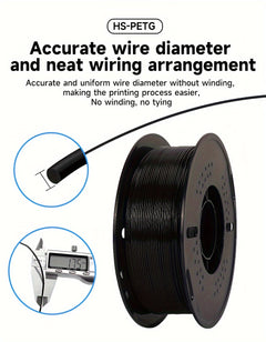 Newest Hyper PETG 3D Printer Filament 1.75mm For High Speed 600mm/s Printer 3D Printing Material Good Toughness High Precision No Bubble 10KG Mix Color