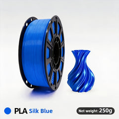 Small rolls 250g-32 Colors Of 3D Printing Consumables PLA Multi-color Filament, (250 Grams/0.55 Lb) 1.75mm+/-0.03mm, 3D Printed Filament, Can Quickly And Randomly Gradient Shiny Colors, Widely Supports FDM 3D Printer
