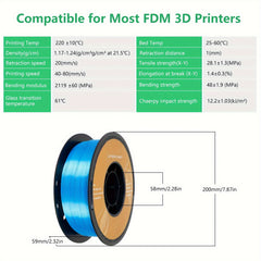 5 KG Silk PLA Filament 1.75 Mm For 3D Printer, Metal-Like Shiny Consumable 1 Kg (2.2 Lbs) 1 Spool 3D Printer Material