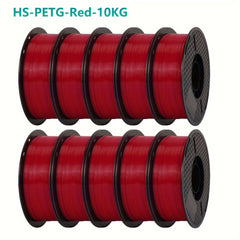 Newest Hyper PETG 3D Printer Filament 1.75mm For High Speed 600mm/s Printer 3D Printing Material Good Toughness High Precision No Bubble 10KG Mix Color