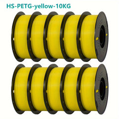 Newest Hyper PETG 3D Printer Filament 1.75mm For High Speed 600mm/s Printer 3D Printing Material Good Toughness High Precision No Bubble 10KG Mix Color