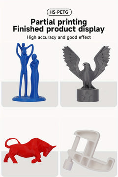 Newest Hyper PETG 3D Printer Filament 1.75mm For High Speed 600mm/s Printer 3D Printing Material Good Toughness High Precision No Bubble 10KG Mix Color