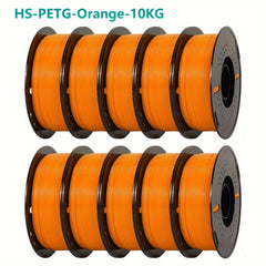Newest Hyper PETG 3D Printer Filament 1.75mm For High Speed 600mm/s Printer 3D Printing Material Good Toughness High Precision No Bubble 10KG Mix Color