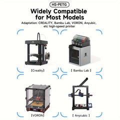 Newest Hyper PETG 3D Printer Filament 1.75mm For High Speed 600mm/s Printer 3D Printing Material Good Toughness High Precision No Bubble 10KG Mix Color