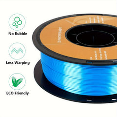 5 KG Silk PLA Filament 1.75 Mm For 3D Printer, Metal-Like Shiny Consumable 1 Kg (2.2 Lbs) 1 Spool 3D Printer Material