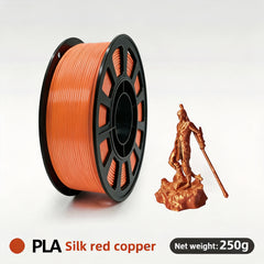 Small rolls 250g-32 Colors Of 3D Printing Consumables PLA Multi-color Filament, (250 Grams/0.55 Lb) 1.75mm+/-0.03mm, 3D Printed Filament, Can Quickly And Randomly Gradient Shiny Colors, Widely Supports FDM 3D Printer