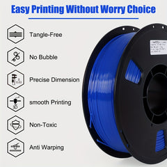 [10kg PETG Filament Bundle] 10kg PETG Filament 1.75mm Bundle Black Mixing Color 22LBS 3D Printer Filament 1kg/roll