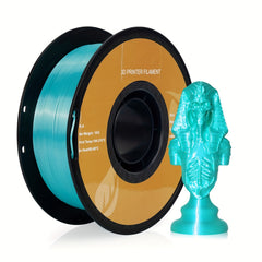 5 KG Silk PLA Filament 1.75 Mm For 3D Printer, Metal-Like Shiny Consumable 1 Kg (2.2 Lbs) 1 Spool 3D Printer Material