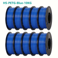 Newest Hyper PETG 3D Printer Filament 1.75mm For High Speed 600mm/s Printer 3D Printing Material Good Toughness High Precision No Bubble 10KG Mix Color