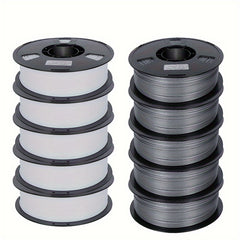 [10kg PETG Filament Bundle] 10kg PETG Filament 1.75mm Bundle Black Mixing Color 22LBS 3D Printer Filament 1kg/roll