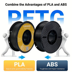 3D Printer Filament PETG Filament 1.75 Mm PETG 3D Printer Filament 22.05LB (10 Pieces Pack) Size Accuracy +/-0.02 Mm, Suitable For FDM 3D Printers