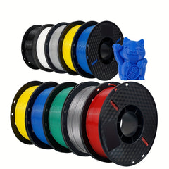 3D Printer Filament PETG Filament 1.75 Mm PETG 3D Printer Filament 22.05LB (10 Pieces Pack) Size Accuracy +/-0.02 Mm, Suitable For FDM 3D Printers