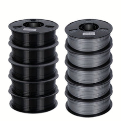 [10kg PETG Filament Bundle] 10kg PETG Filament 1.75mm Bundle Black Mixing Color 22LBS 3D Printer Filament 1kg/roll