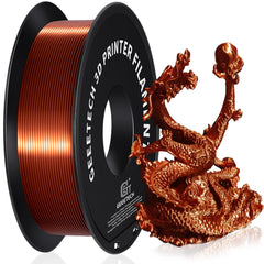 GEEETECH 3d Silk PLA Filament 1kg1.75mm Spool Wire For 3D Printer Material, Vacuum packaging, special colors