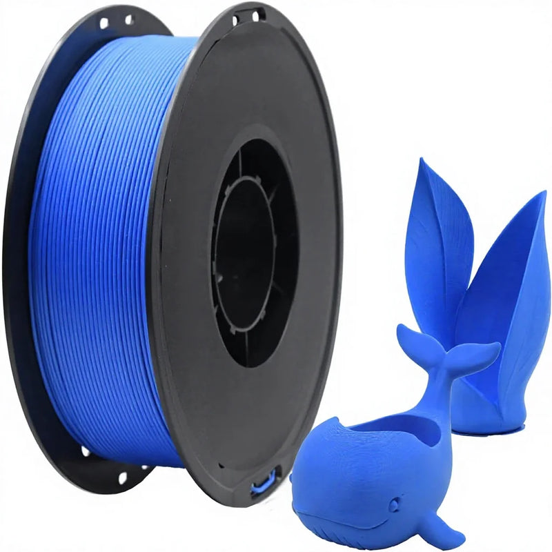 YUANEANG Matte PLA 3D Printer Filament 1 kg Spool (2.2 Lbs) 1.75 mm for FDM 3D Printers Sapphire Blue Made in China