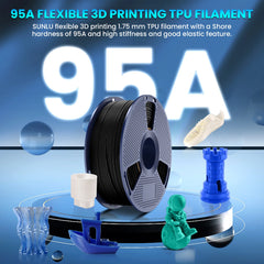 SUNLU TPU Filament 0.5KG 1.75mm 95A for 3D Printer