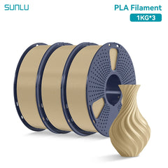 SUNLU 3KG PLA /Clear 3D Printer Filament 1.75mm 1000g Spool (2.2lbs)