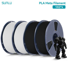 SUNLU PLA Meta 3D Printer Filament  4KG 1KG/Roll 175MM Tolerances +/-0.02MM Filament