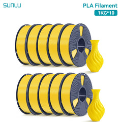 SUNLU 10KG PLA 3D Printer Filament 1.75mm, 1kg Spool (2.2lbs)