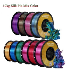 KEEPANG PLA/Silk PLA Filament 5/10kg 3D Printer Filament 1kg/1roll 1.75mm Pla Plastic Filamento No Bubble 3D Printing Materials