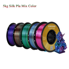 KEEPANG PLA/Silk PLA Filament 5/10kg 3D Printer Filament 1kg/1roll 1.75mm Pla Plastic Filamento No Bubble 3D Printing Materials