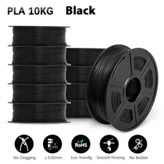SUNLU 10KG 3D Filament PLA /PLA PLUS Filament 10kg 22 lbs 1.75mm 3D Printer Filament Environmentally friendly High strength PLA