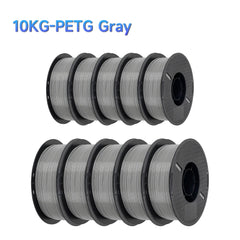 10KG/22LBS 1.75mm PETG Filament for 3D Printer Plastic Material Clogging Free Non-Toxic PETG 3D Filament Consumables