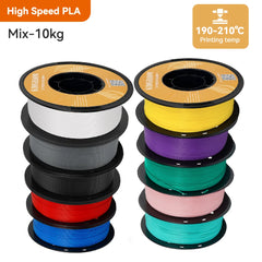 KINGROON HS-PLA Filament 1.75mm High Speed PLA 3d Printer Filament All FDM 3D Printer 3D Printing Materials 5/10KG