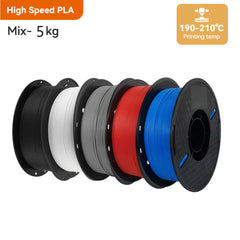 KINGROON HS-PLA Filament 1.75mm High Speed PLA 3d Printer Filament All FDM 3D Printer 3D Printing Materials 5/10KG