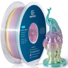 GEEETECH 3d Silk PLA Filament 1kg1.75mm Spool Wire For 3D Printer Material, Vacuum packaging, special colors