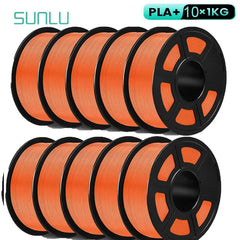 SUNLU 10KG 3D Filament PLA /PLA PLUS Filament 10kg 22 lbs 1.75mm 3D Printer Filament Environmentally friendly High strength PLA