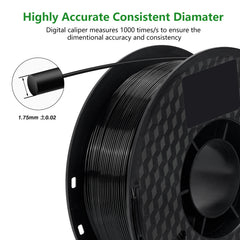 10KG/22LBS 1.75mm PETG Filament for 3D Printer Plastic Material Clogging Free Non-Toxic PETG 3D Filament Consumables
