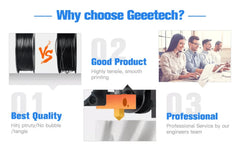 GEEETECH 3d Silk PLA Filament 1kg1.75mm Spool Wire For 3D Printer Material, Vacuum packaging, special colors