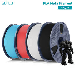 SUNLU PLA Meta 3D Printer Filament  4KG 1KG/Roll 175MM Tolerances +/-0.02MM Filament