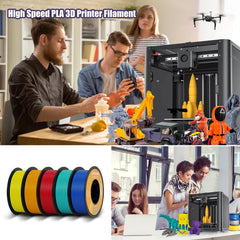 KINGROON HS-PLA Filament 1.75mm High Speed PLA 3d Printer Filament All FDM 3D Printer 3D Printing Materials 5/10KG