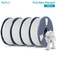 SUNLU PLA Meta 3D Printer Filament  4KG 1KG/Roll 175MM Tolerances +/-0.02MM Filament