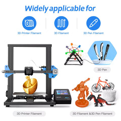 GEEETECH 5Kg 3D Silk PLA Filament 1.75mm High Gloss Surface Neat Wrapped Dimensional Accuracy /-0.02mm Vacuum Packaging