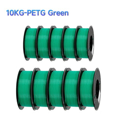 10KG/22LBS 1.75mm PETG Filament for 3D Printer Plastic Material Clogging Free Non-Toxic PETG 3D Filament Consumables