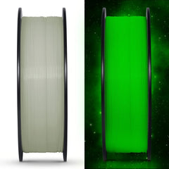 1.75mm PLA Luminous 3D Printer Filament, 200g(0.44L）Spool, Glow in the Dark, for FDM Printers