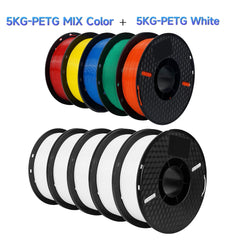 10KG/22LBS 1.75mm PETG Filament for 3D Printer Plastic Material Clogging Free Non-Toxic PETG 3D Filament Consumables