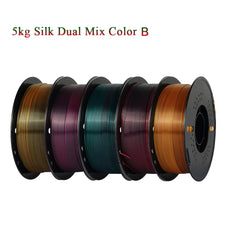KEEPANG PLA/Silk PLA Filament 5/10kg 3D Printer Filament 1kg/1roll 1.75mm Pla Plastic Filamento No Bubble 3D Printing Materials