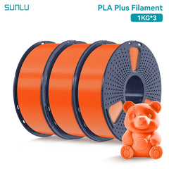 SUNLU 3KG PLA Plus /Clear 3D Printer Filament 1.75mm 1000g Spool (2.2lbs)