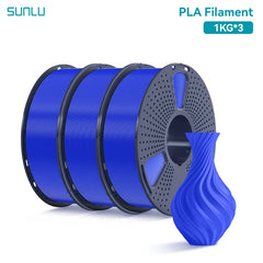 SUNLU 3KG PLA /Clear 3D Printer Filament 1.75mm 1000g Spool (2.2lbs)
