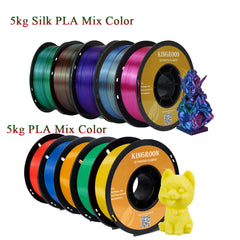 KEEPANG PLA/Silk PLA Filament 5/10kg 3D Printer Filament 1kg/1roll 1.75mm Pla Plastic Filamento No Bubble 3D Printing Materials