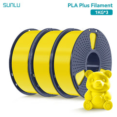 SUNLU 3KG PLA Plus /Clear 3D Printer Filament 1.75mm 1000g Spool (2.2lbs)