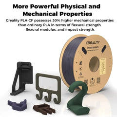 Creality Hyper PLA-CF Filament 1.75mm High Speed 300mm/s Matte Finish Upgrade 3D Printer Filament 1KG