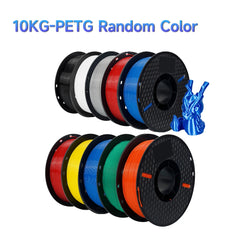10KG/22LBS 1.75mm PETG Filament for 3D Printer Plastic Material Clogging Free Non-Toxic PETG 3D Filament Consumables