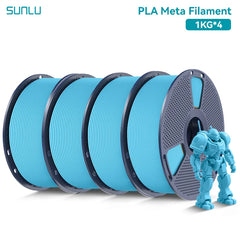 SUNLU PLA Meta 3D Printer Filament  4KG 1KG/Roll 175MM Tolerances +/-0.02MM Filament