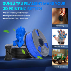 SUNLU TPU Filament 0.5KG 1.75mm 95A for 3D Printer